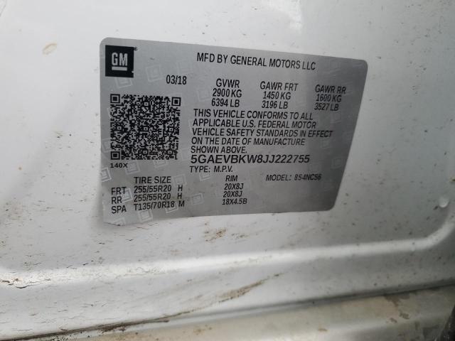 2018 BUICK ENCLAVE PR #3286702289