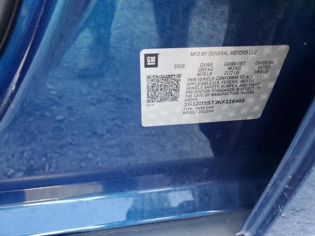 2019 CHEVROLET MALIBU LT #3278789632