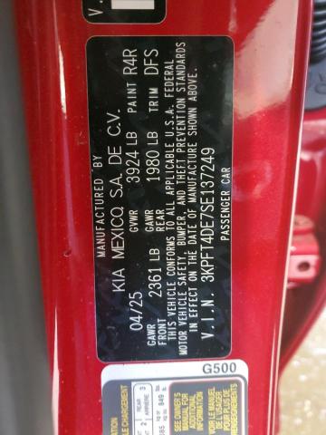 2025 KIA K4 LX #3293526441