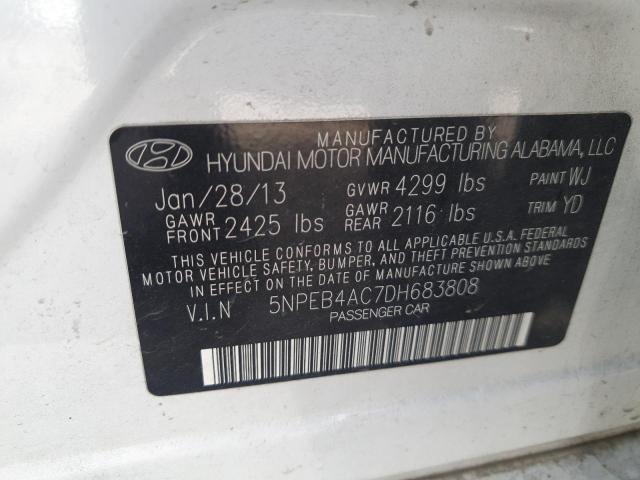 2013 HYUNDAI SONATA GLS #3296521344