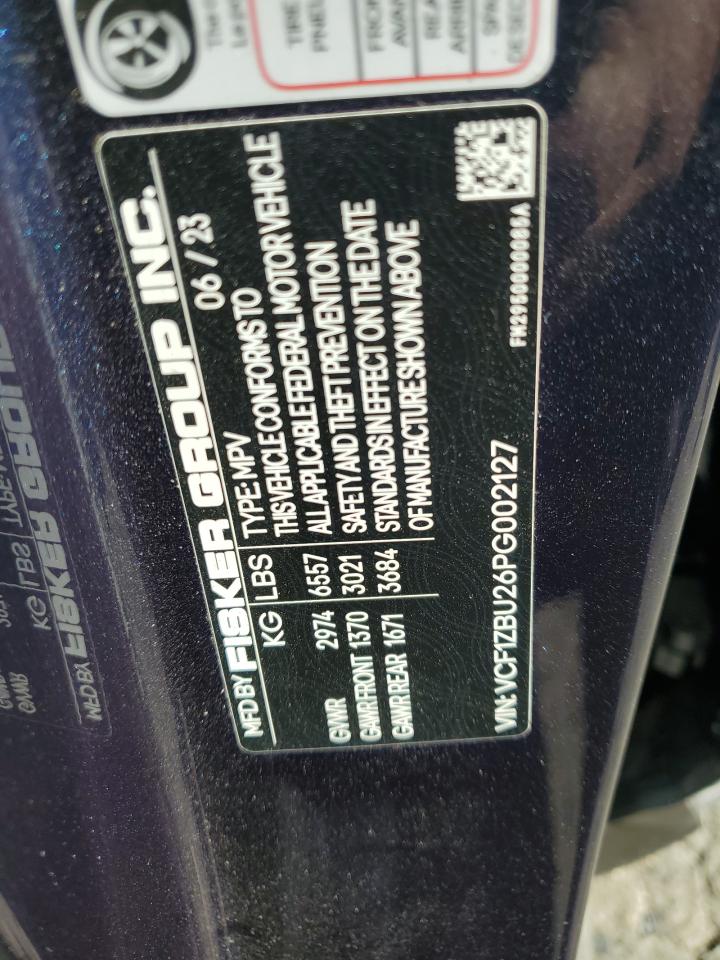 Lot #3268526948 2023 FISKER AUTOMOTIVE OCEAN