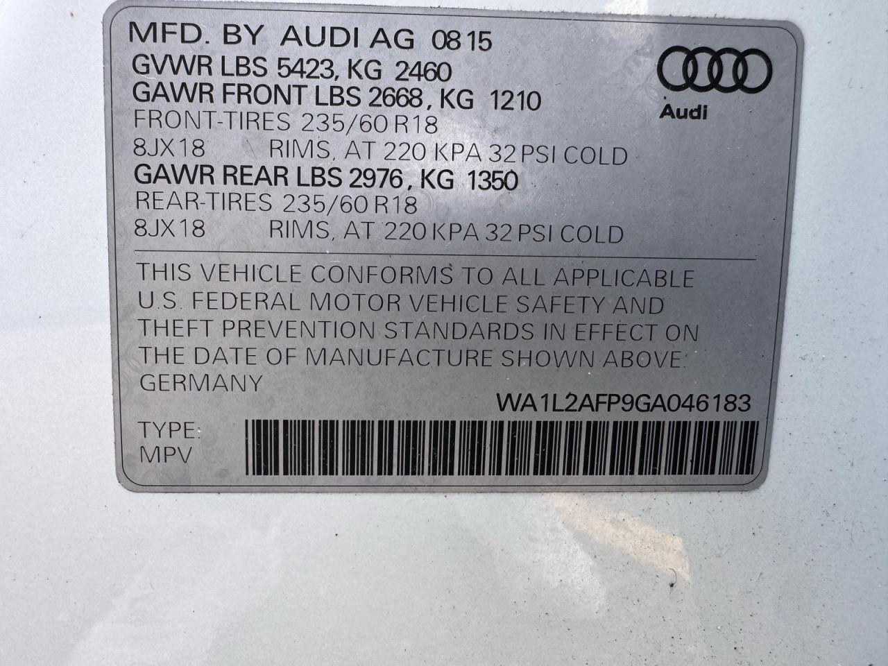 AUDI Q5 PREMIUM PLUS