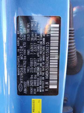 2022 HYUNDAI KONA LIMIT #3294432490