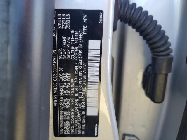 2015 VOLVO XC60 T5 PL - YV440MDM6F2737669