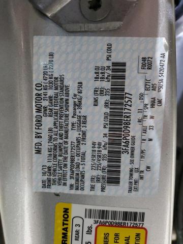 2014 FORD FUSION TIT #3269085104