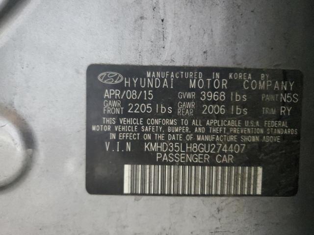 2016 HYUNDAI ELANTRA GT KMHD35LH8GU274407