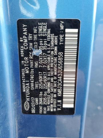 2018 HYUNDAI TUCSON SEL - KM8J3CA43JU656858