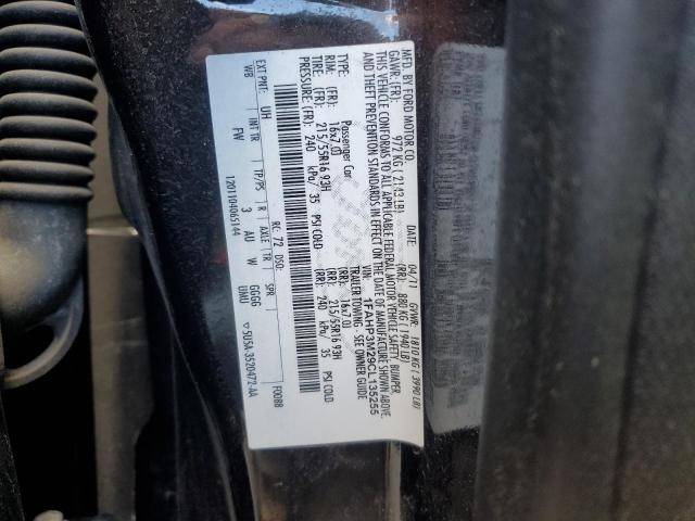 2012 FORD FOCUS SEL - 1FAHP3M29CL135255