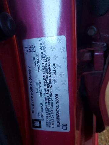 2019 CHEVROLET SPARK LS - KL8CB6SA7KC763806