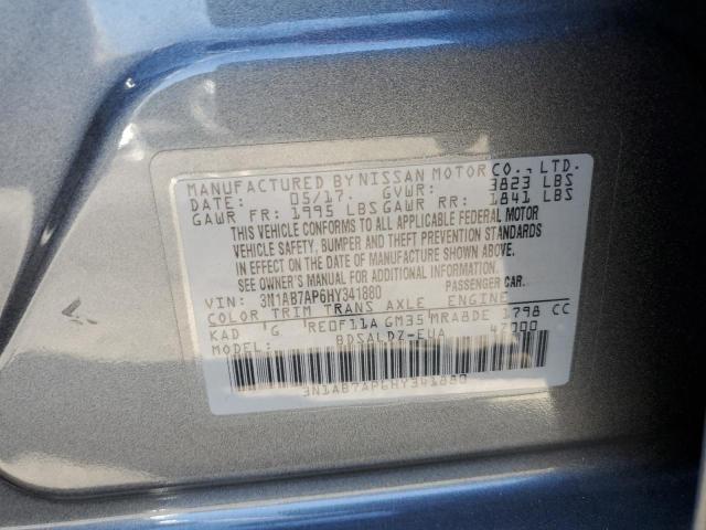 2017 NISSAN SENTRA S - 3N1AB7AP6HY341880