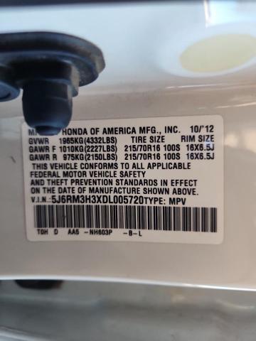 2013 HONDA CR-V LX - 5J6RM3H3XDL005720