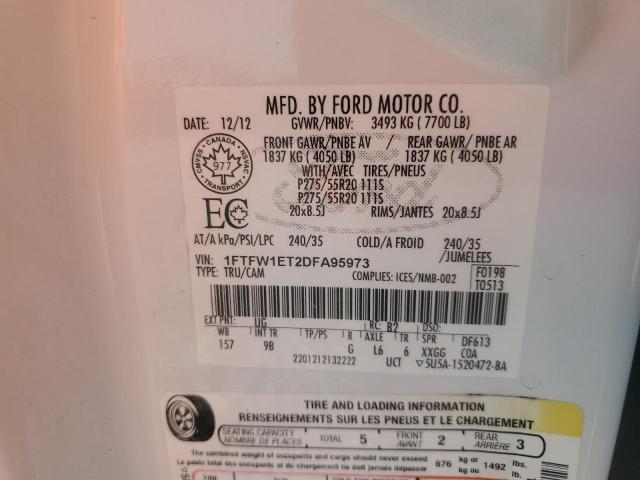 2013 FORD F150 SUPER #3259576017