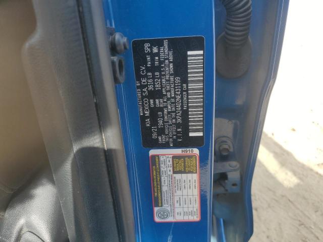 2022 KIA RIO LX #3302789898