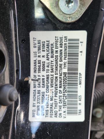 2017 HONDA CIVIC LX - 19XFC2F52HE020348