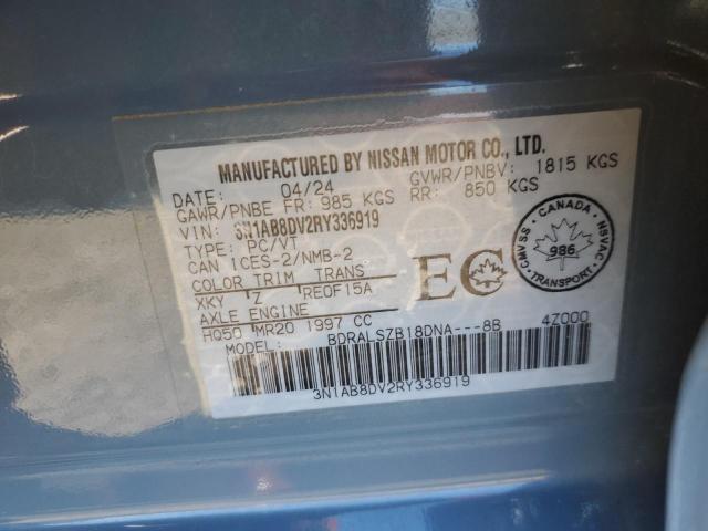 2024 NISSAN SENTRA SR 3N1AB8DV2RY336919