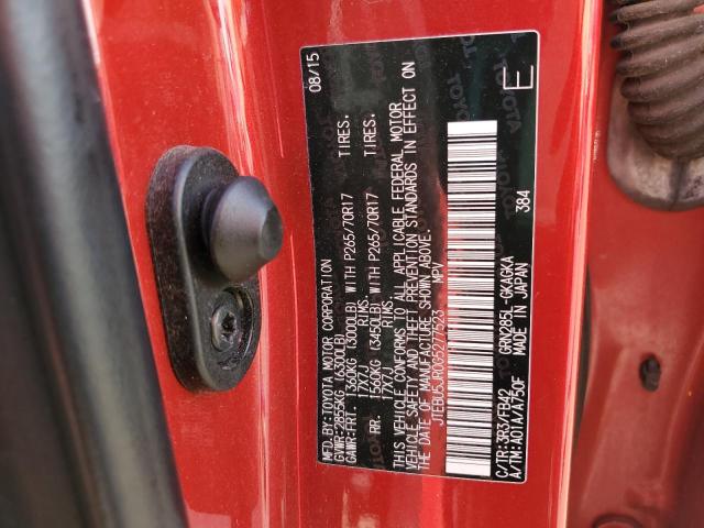 2016 TOYOTA 4RUNNER SR5/SR5 PREMIUM #3283987826