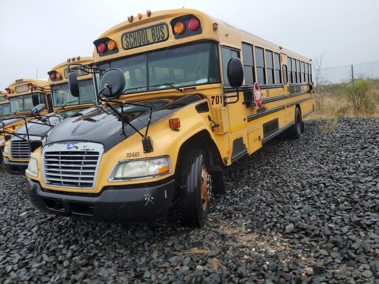 Lot #3276362829 2008 BLUE BIRD SCHOOL BUS