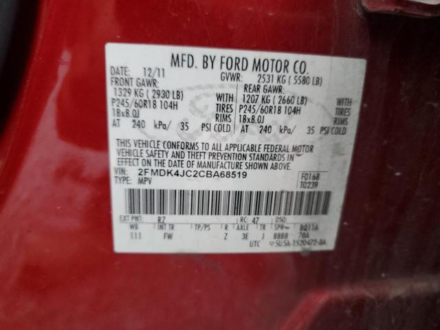 2012 FORD EDGE SEL #3296938854