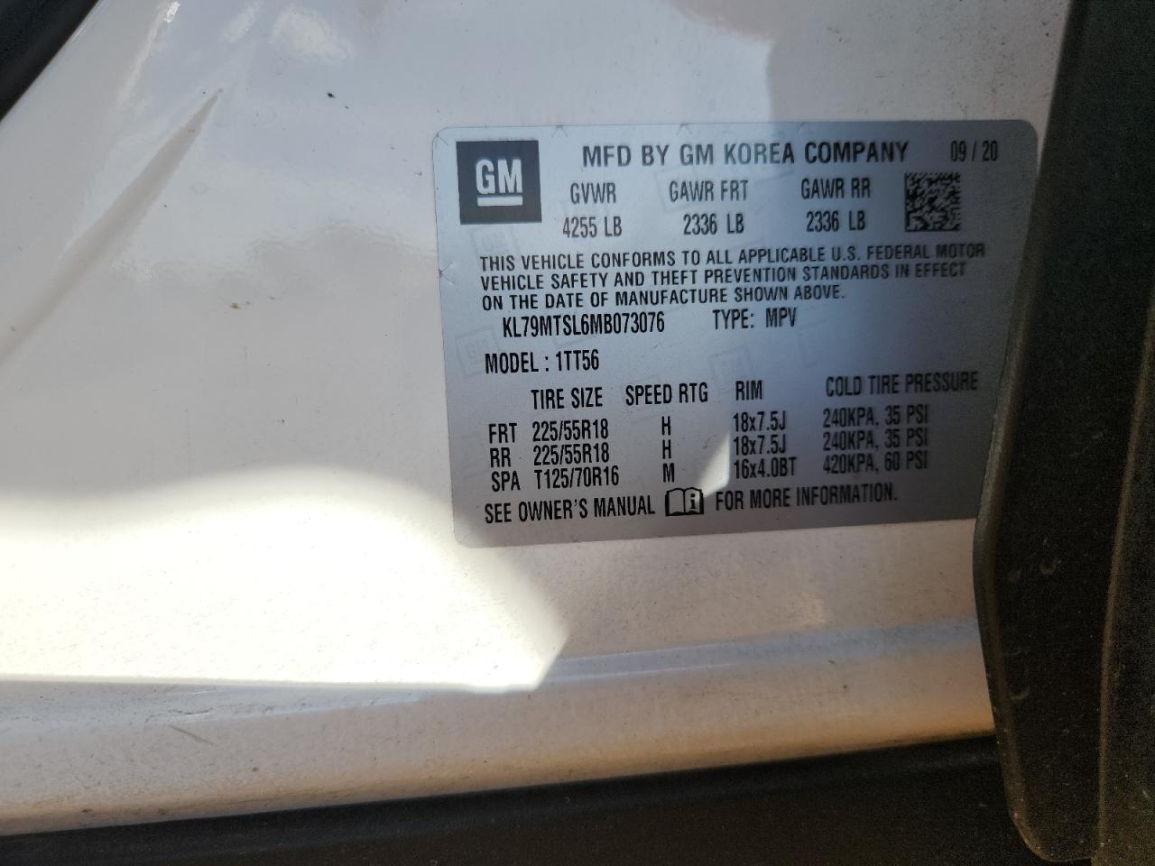 CHEVROLET TRAILBLAZER RS