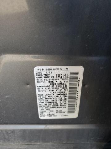 2013 NISSAN MURANO S - JN8AZ1MW8DW314324