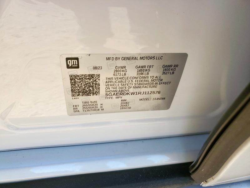 2024 BUICK ENCLAVE AV 5GAERDKW1RJ112576