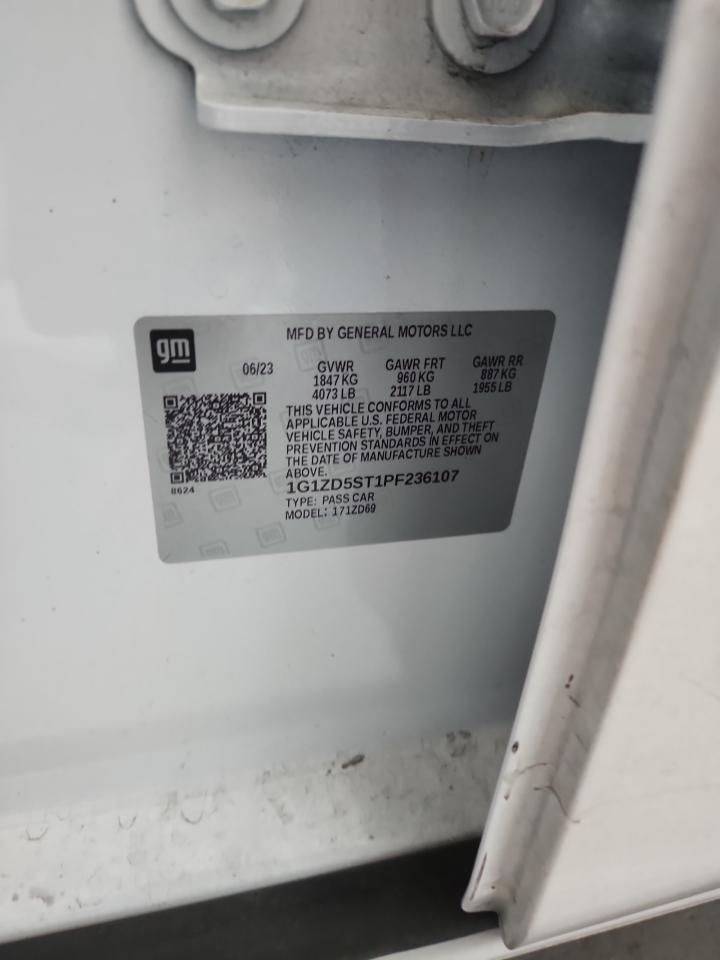 Lot #3302836894 2023 CHEVROLET MALIBU LT