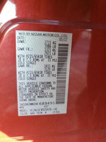 2017 NISSAN PATHFINDER #3277068158