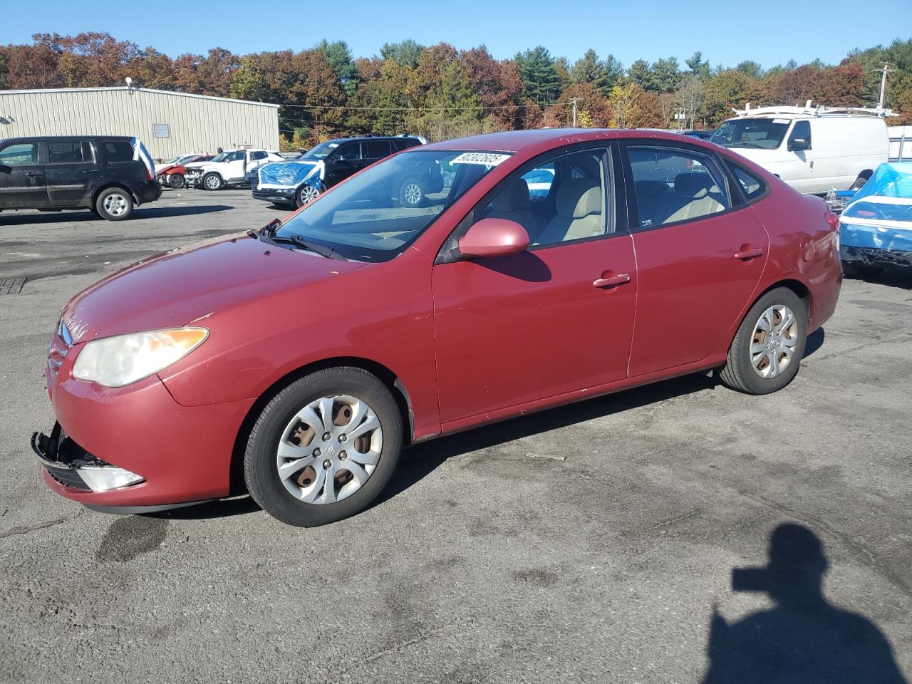 Lot #3278820646 2010 HYUNDAI ELANTRA BL