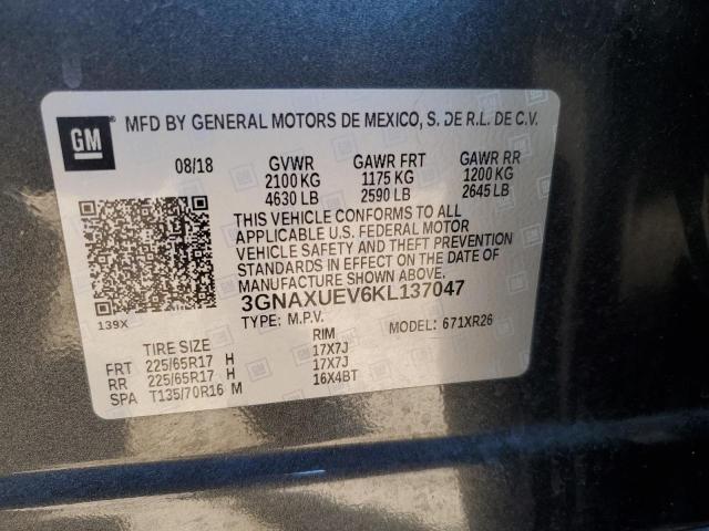 2019 CHEVROLET EQUINOX LT #3304239940