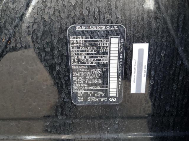 2021 INFINITI QX50 ESSEN #3287485006