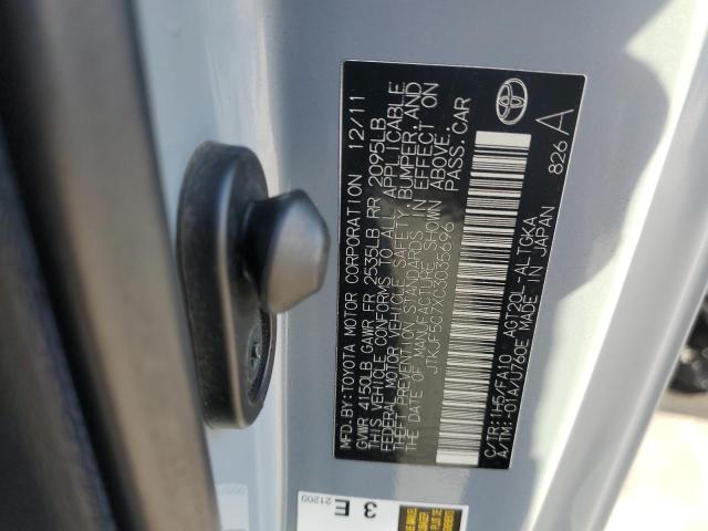 2012 TOYOTA SCION TC - JTKJF5C7XC3035696