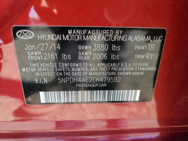 2014 HYUNDAI ELANTRA SE - 5NPDH4AE2EH479592