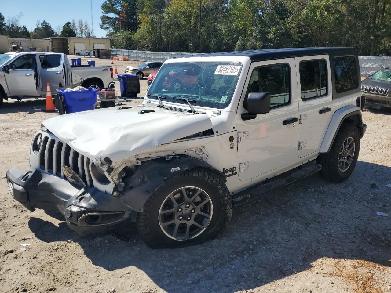 Lot #3291459484 2021 JEEP WRANGLER U