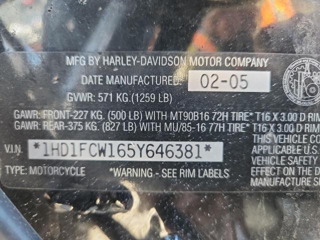 2005 HARLEY-DAVIDSON FLHTCUI - 1HD1FCW165Y646381