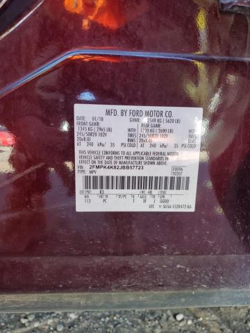 2018 FORD EDGE TITAN - 2FMPK4K82JBB57723