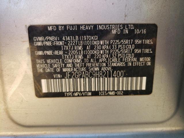 2017 SUBARU CROSSTREK PREMIUM #3296902821