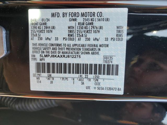 2024 LINCOLN NAUTILUS R - 5LMPJ8KAXRJ812275