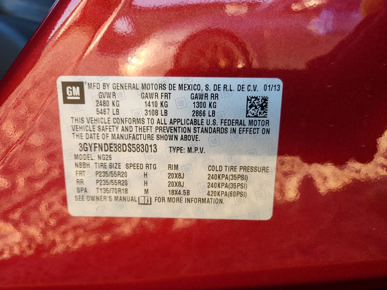 CADILLAC SRX PERFORMANCE COLLECTION