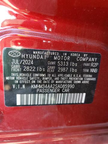 2025 HYUNDAI IONIQ 6 SE KMHM34AA2SA085990