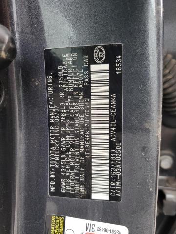 2007 TOYOTA CAMRY CE #3311462327