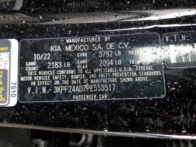 2023 KIA FORTE LX 3KPF24AD7PE553517