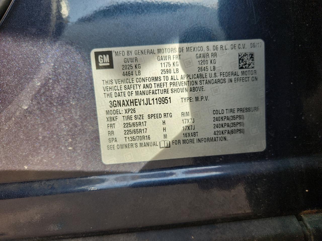 CHEVROLET EQUINOX LS