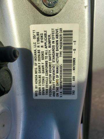 2012 HONDA CIVIC EXL - 19XFB2F9XCE003327