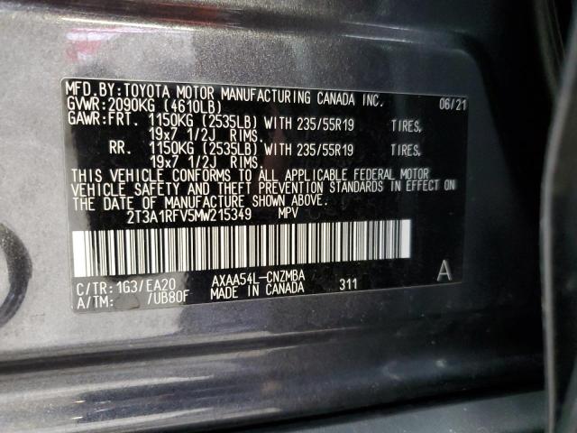 2021 TOYOTA RAV4 XLE P #3294535647