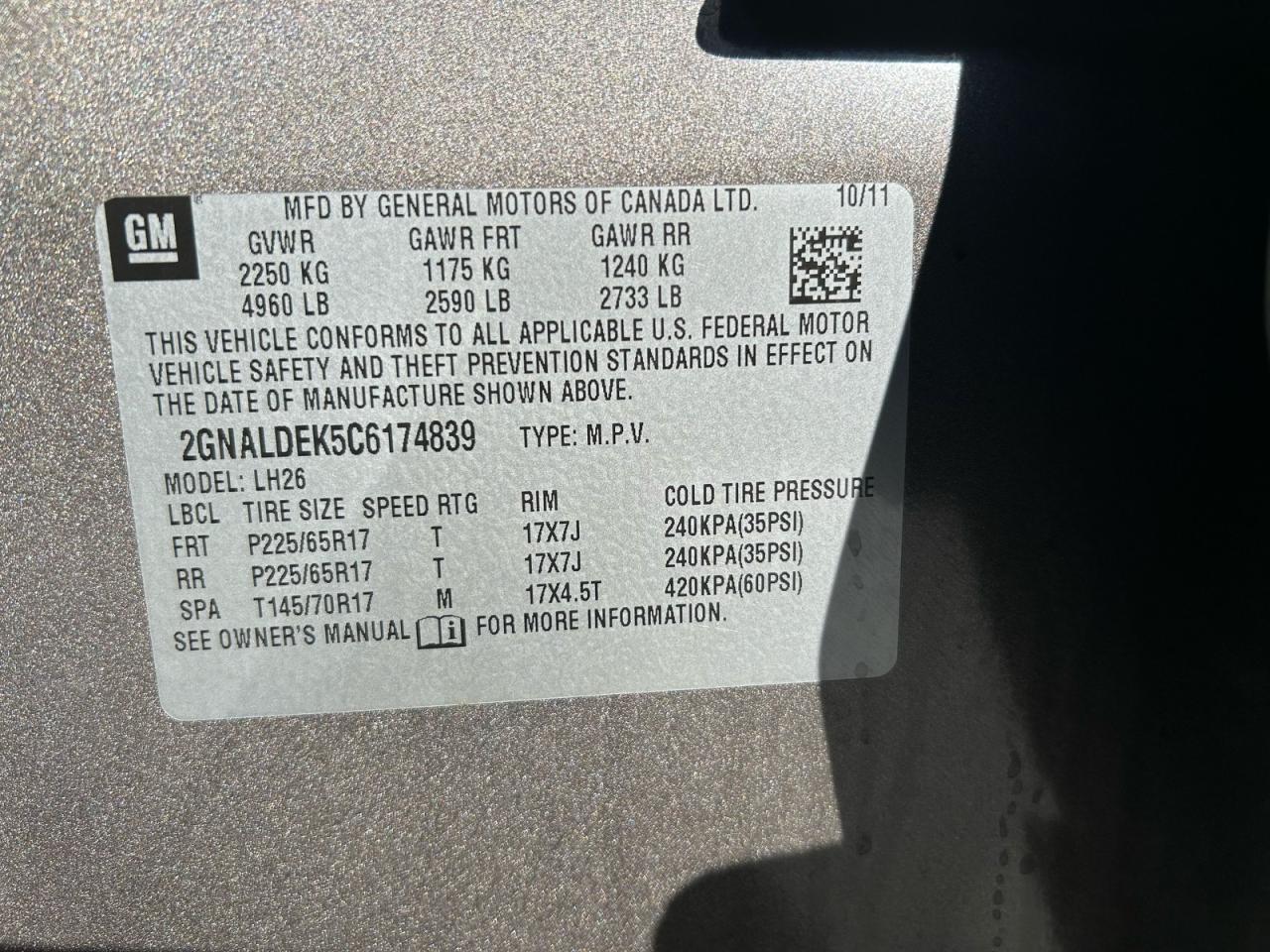 CHEVROLET EQUINOX LT