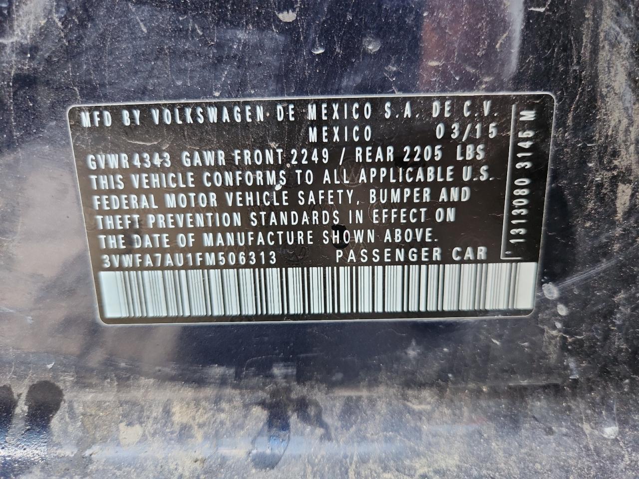 VOLKSWAGEN GOLF SPORTSVAN TDI S