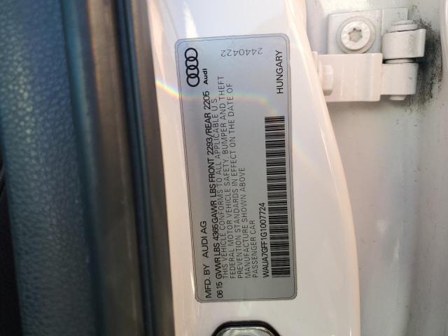 2016 AUDI A3 PREMIUM WAUA7GFF1G1007724