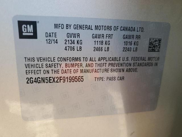 2015 BUICK REGAL PREMIUM - 2G4GN5EX2F9199565