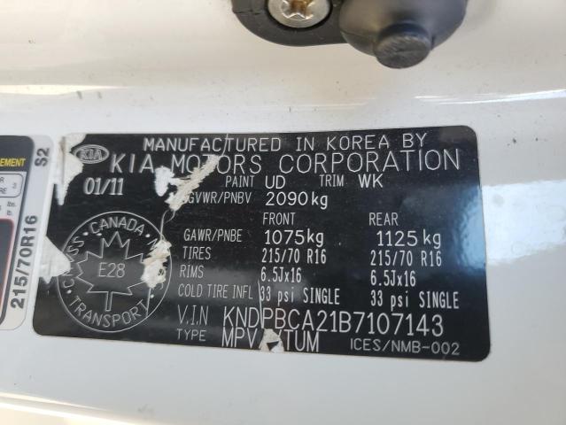 2011 KIA SPORTAGE L - KNDPBCA21B7107143