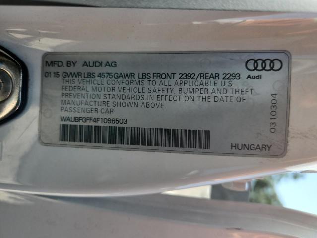 2015 AUDI A3 PREMIUM WAUBFGFF4F1096503